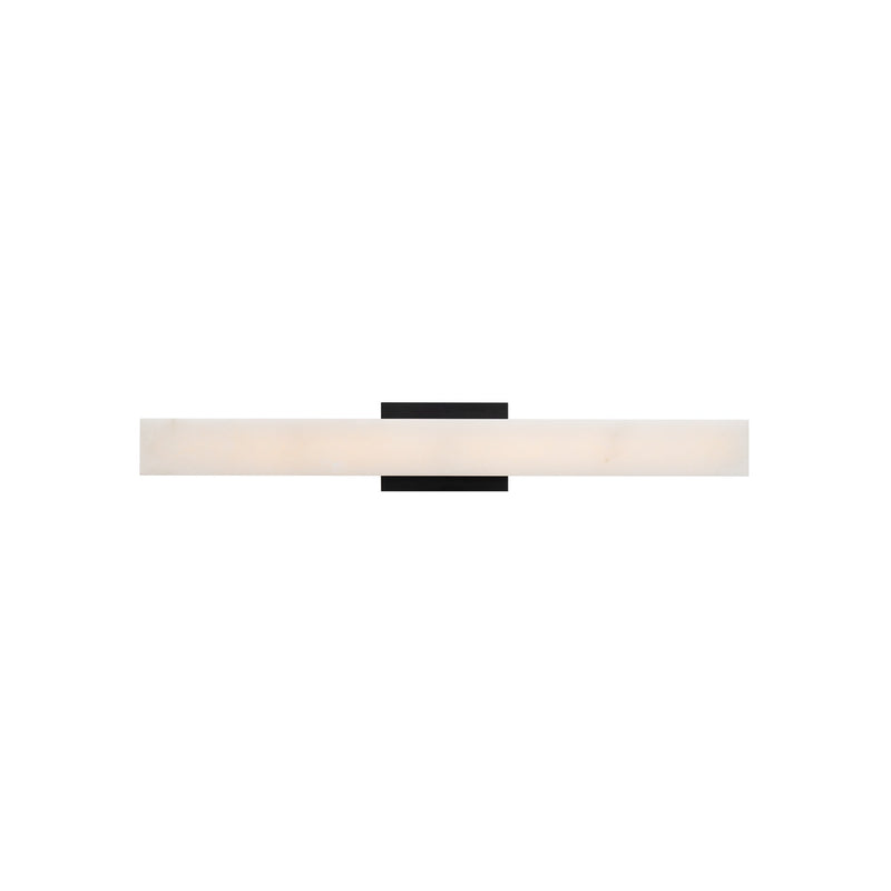 Lanza 27" Bath Vanity Light in Black