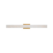 Lanza 34" Bath Vanity Light in Aged Brass