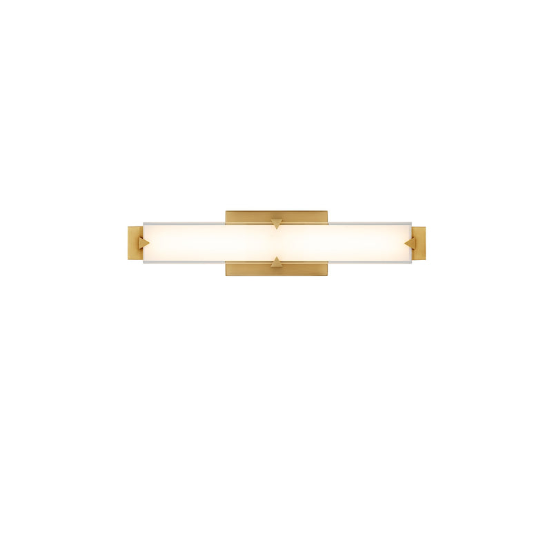 Carlisle 20" Bath Vanity Light in Aged Brass