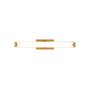 Carlisle 27" Bath Vanity Light in Aged Brass
