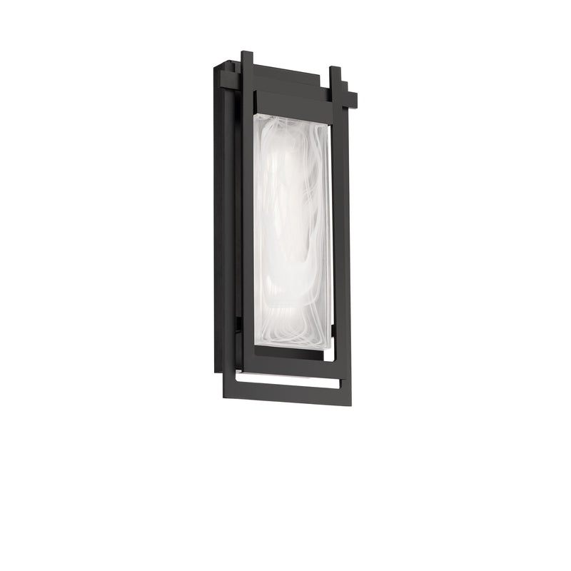 Haze Large Outdoor Wall Sconce in Black