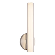 Tole 14" Bath Sconce in Brushed Nickel