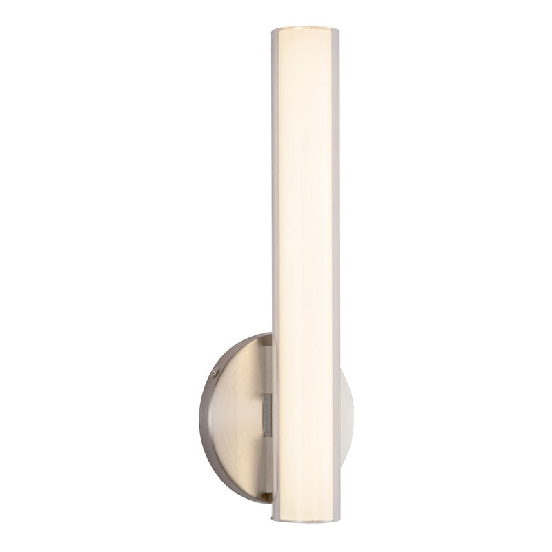 Tole 14" Bath Sconce in Brushed Nickel