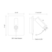 Dorchester 6" Wall Sconce in White