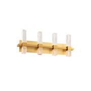 Cinaplex 8-Light Bath Vanity Light in Aged Brass