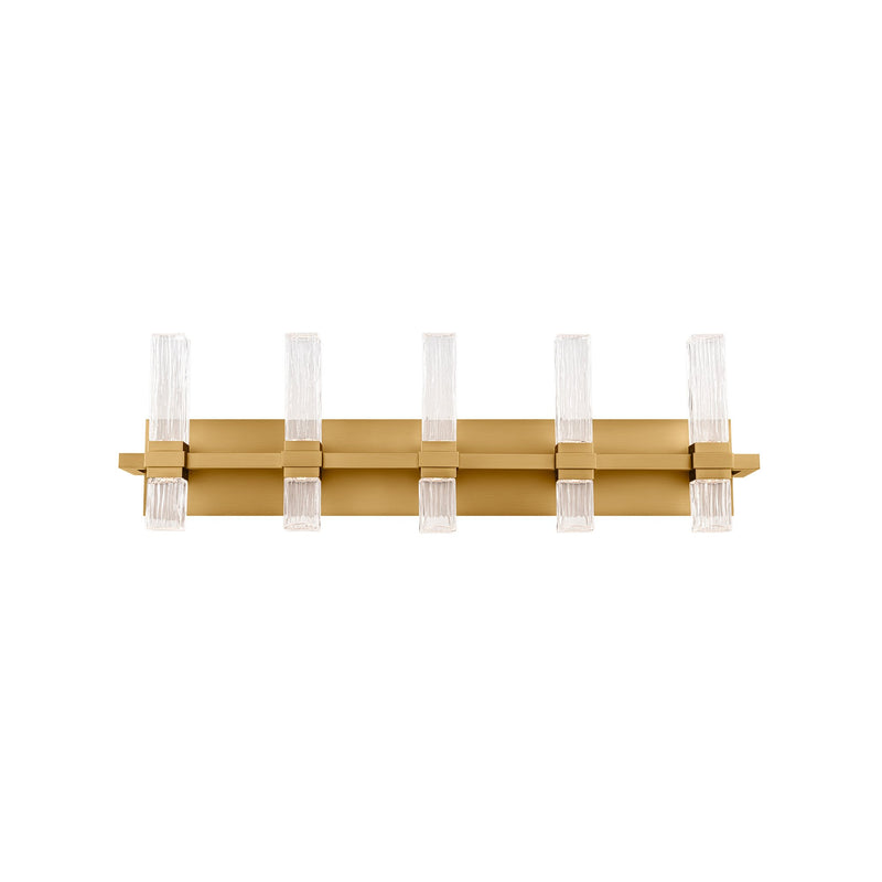 Cinaplex 10-Light Bath Vanity Light in Aged Brass