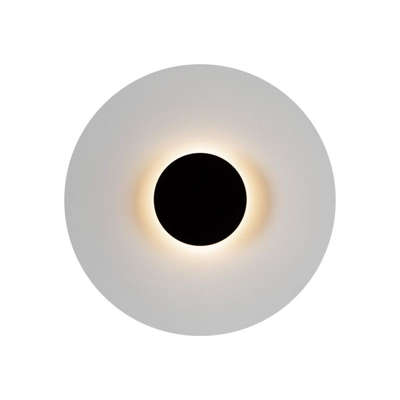 Cruz 15" Wall Sconce in Metal - Black/White