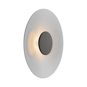 Cruz 15" Wall Sconce in Metal - Black/White