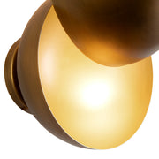 Void 12" Wall Sconce in Vintage Brass