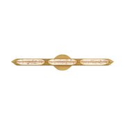 Hadleigh 3-Light Bath Vanity Light in Aged Brass