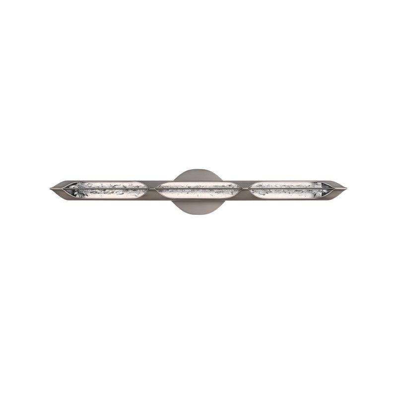Hadleigh 3-Light Bath Vanity Light in Brushed Nickel