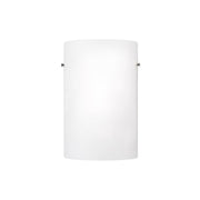 Hudson 9" LED Wall Sconce in Brushed Nickel/Chrome