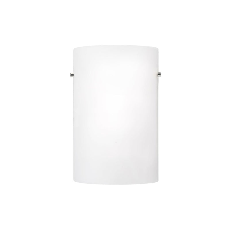 Hudson 9" LED Wall Sconce in Brushed Nickel/Chrome