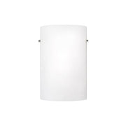 Hudson 9" LED Wall Sconce in Brushed Nickel/Chrome