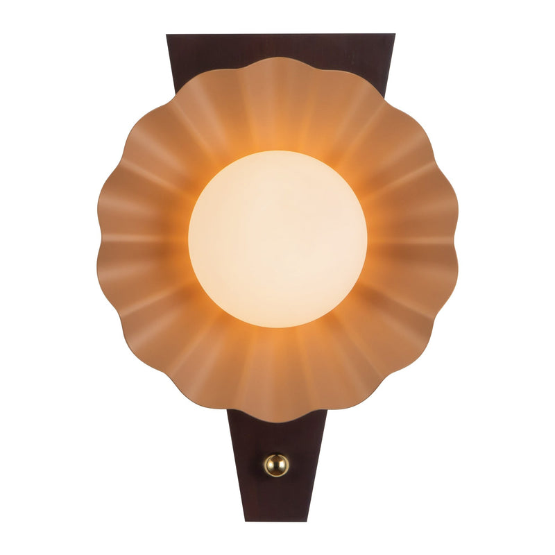 Furrow 12" Wall Sconce in Peach