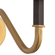 Sloan 6" Wall Sconce in Brushed Gold/White Linen