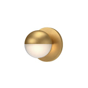 Pluto 5" Wall Sconce in Brushed Gold (Fixed 2700K Color Temperature)