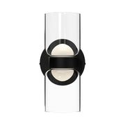 Cedar 11" Wall Sconce in Brushed Gold/Clear