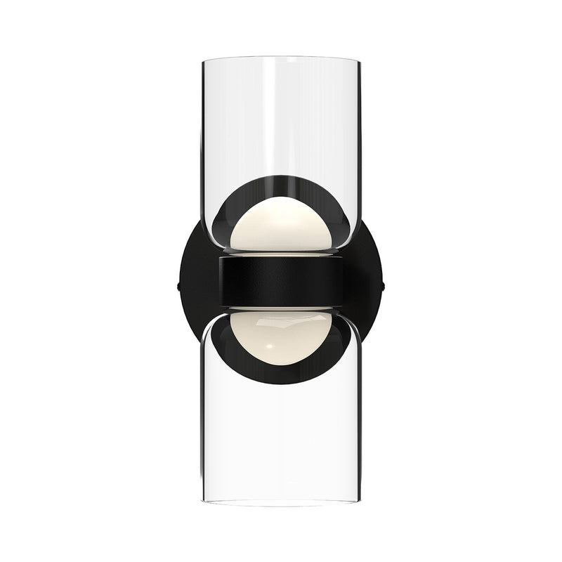 Cedar 11" Wall Sconce in Brushed Gold/Clear