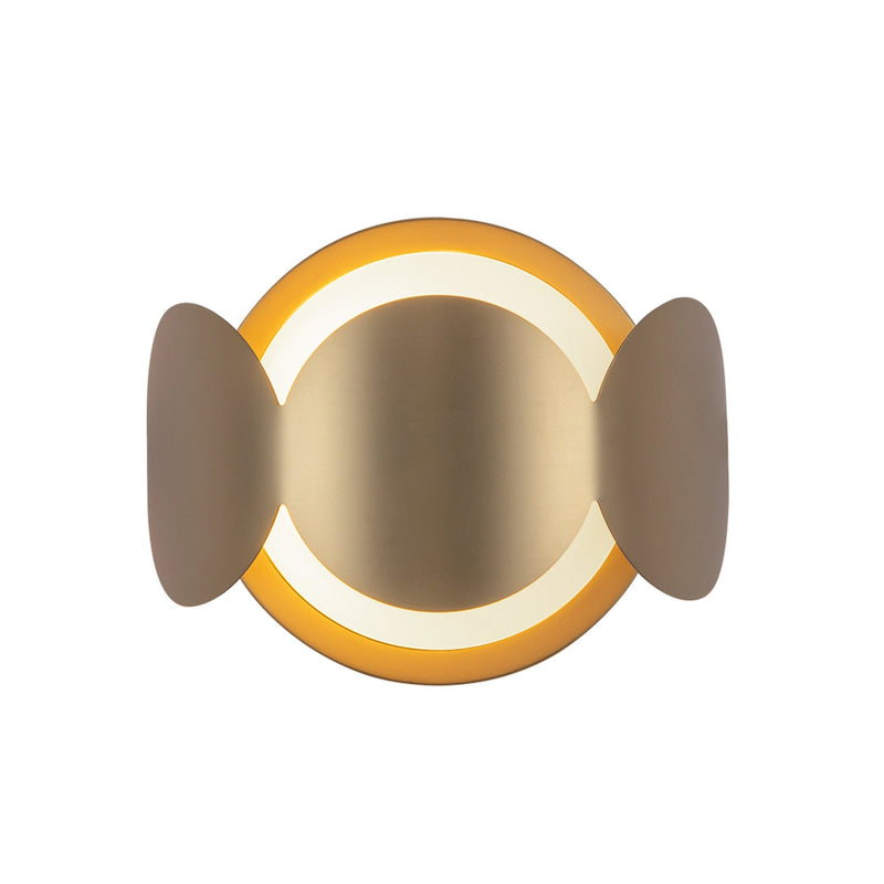 Ciel 10" Wall Sconce in Brushed Gold/Opal Glass
