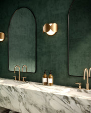 Ciel 10" Wall Sconce in Brushed Gold/Opal Glass