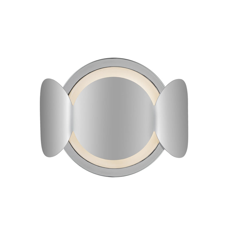 Ciel 10" Wall Sconce in Chrome/Opal Glass