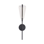 Mulberry 24" Wall Sconce in Brushed Gold/Light Guide