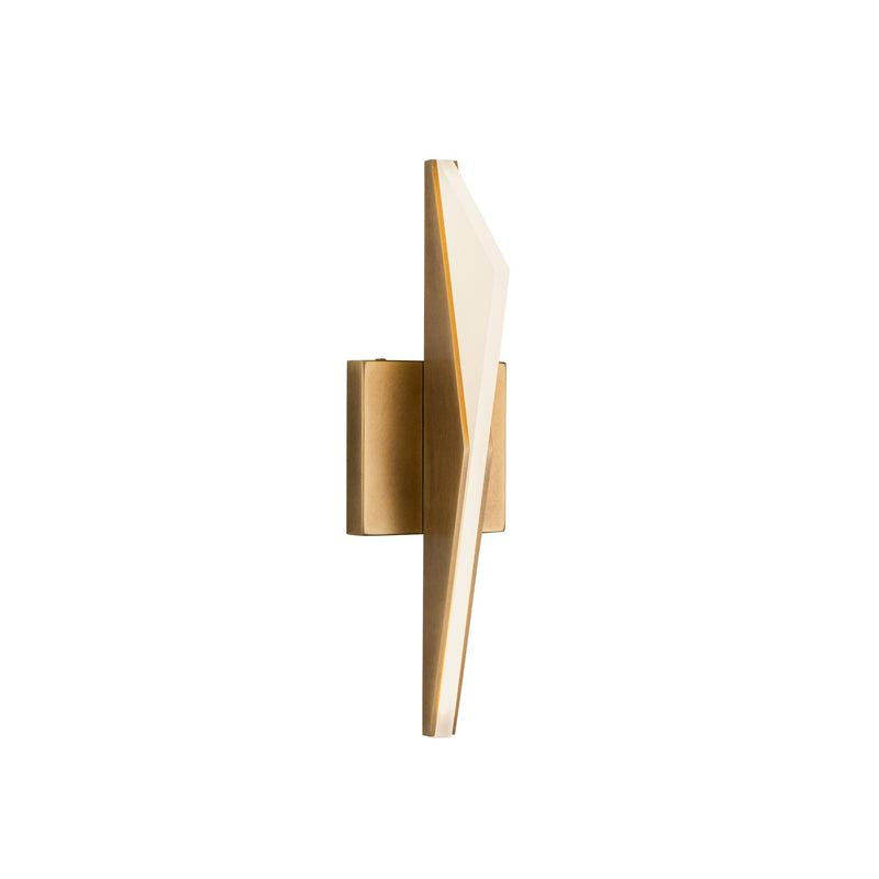 Tachi 15" Wall Sconce in Vintage Brass