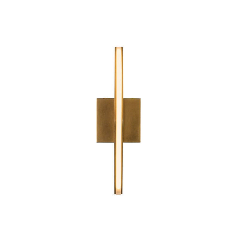 Tachi 15" Wall Sconce in Vintage Brass