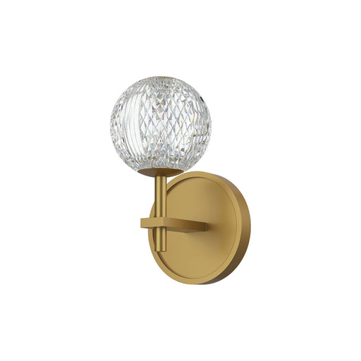 Marni 5" LED Wall Sconce in Natural Brass