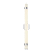 Madison 30" LED Bath Sconce in Polished Nickel/Glossy Opal