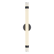 Madison 30" LED Bath Sconce in Urban Bronze/Glossy Opal