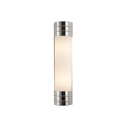 Willard 18" 2-Light Bath Sconce in Polished Nickel/Opal Matte Glass