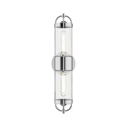 Lancaster 21" 2-Light Wall Sconce in Chrome
