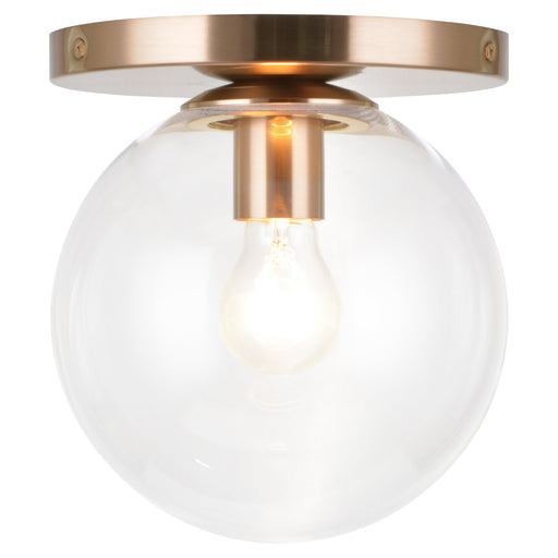 Cosmo 8" Wall / Ceiling Light in Aged Gold Brass