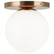 Cosmo 8" Wall / Ceiling Light in Aged Gold Brass