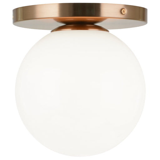 Cosmo 8" Wall / Ceiling Light in Aged Gold Brass