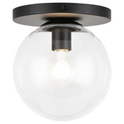 Cosmo 8" Wall / Ceiling Light in Black