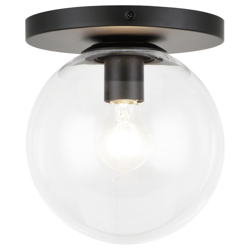 Cosmo 8" Wall / Ceiling Light in Black