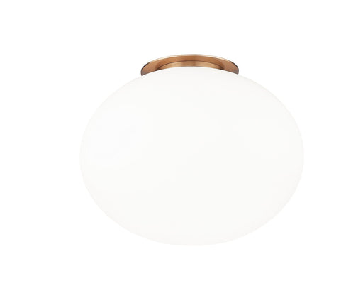 Mayu 10" Wall / Ceiling Light in Aged Gold Brass