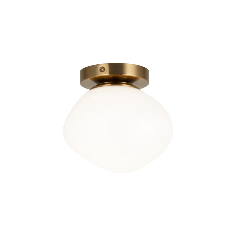 Melotte 7.5" Wall / Ceiling Light in Aged Gold Brass