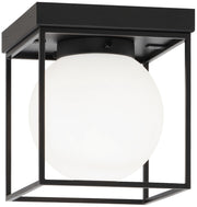Squircle Flush Mount in Black