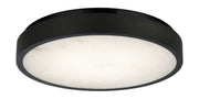Marblestone 15" LED Flush Mount in Matte Black