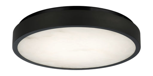 Marblestone 15" LED Flush Mount in Matte Black