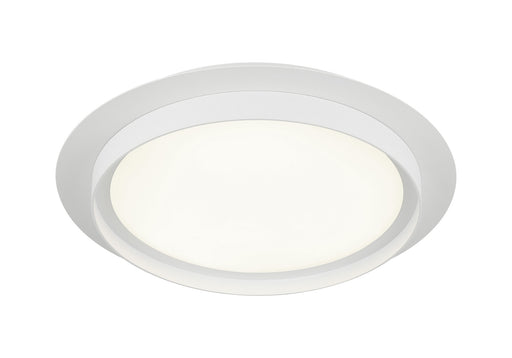 Iris 16" Flush Mount in Matte White