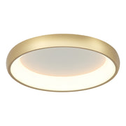 Maverick 12" LED Flush Mount in Brushed Gold