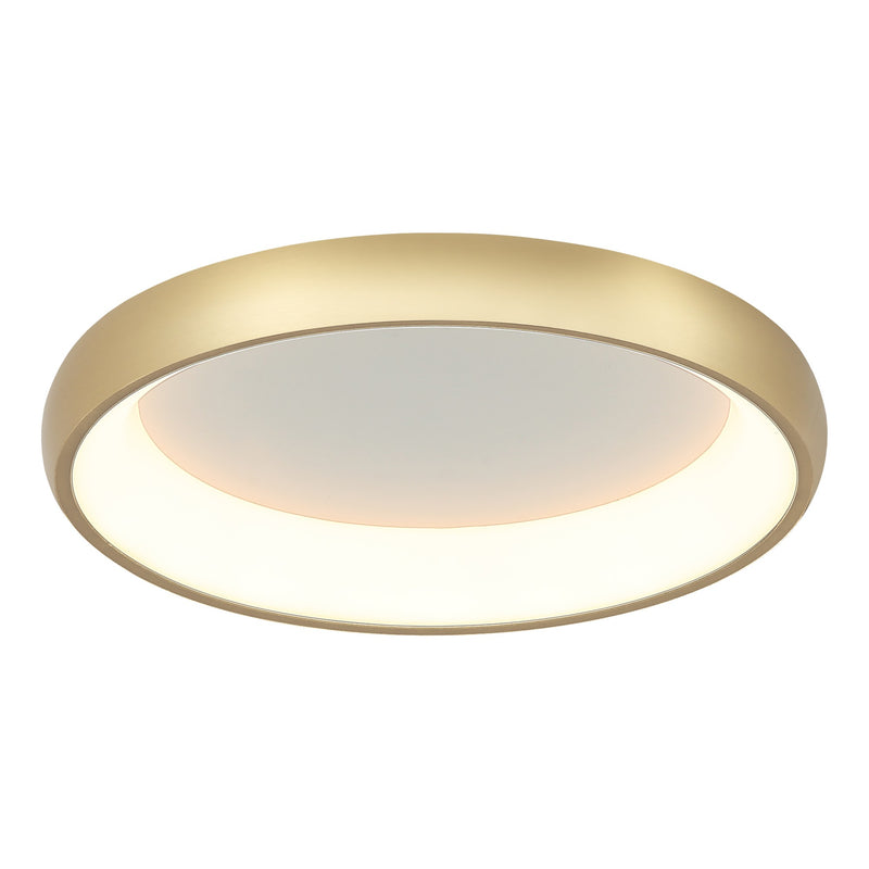 Maverick 12" LED Flush Mount in Brushed Gold