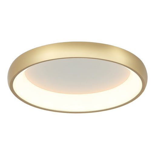Maverick 12" LED Flush Mount in Brushed Gold