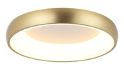 Maverick 16" LED Flush Mount in Brushed Gold
