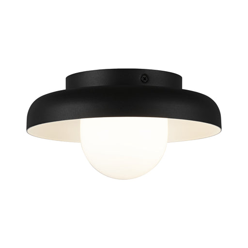 Creston 8" Flush Mount in Matte Black